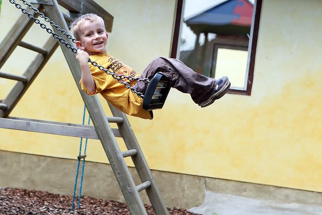 Kinderspielplatz im Gastgarten