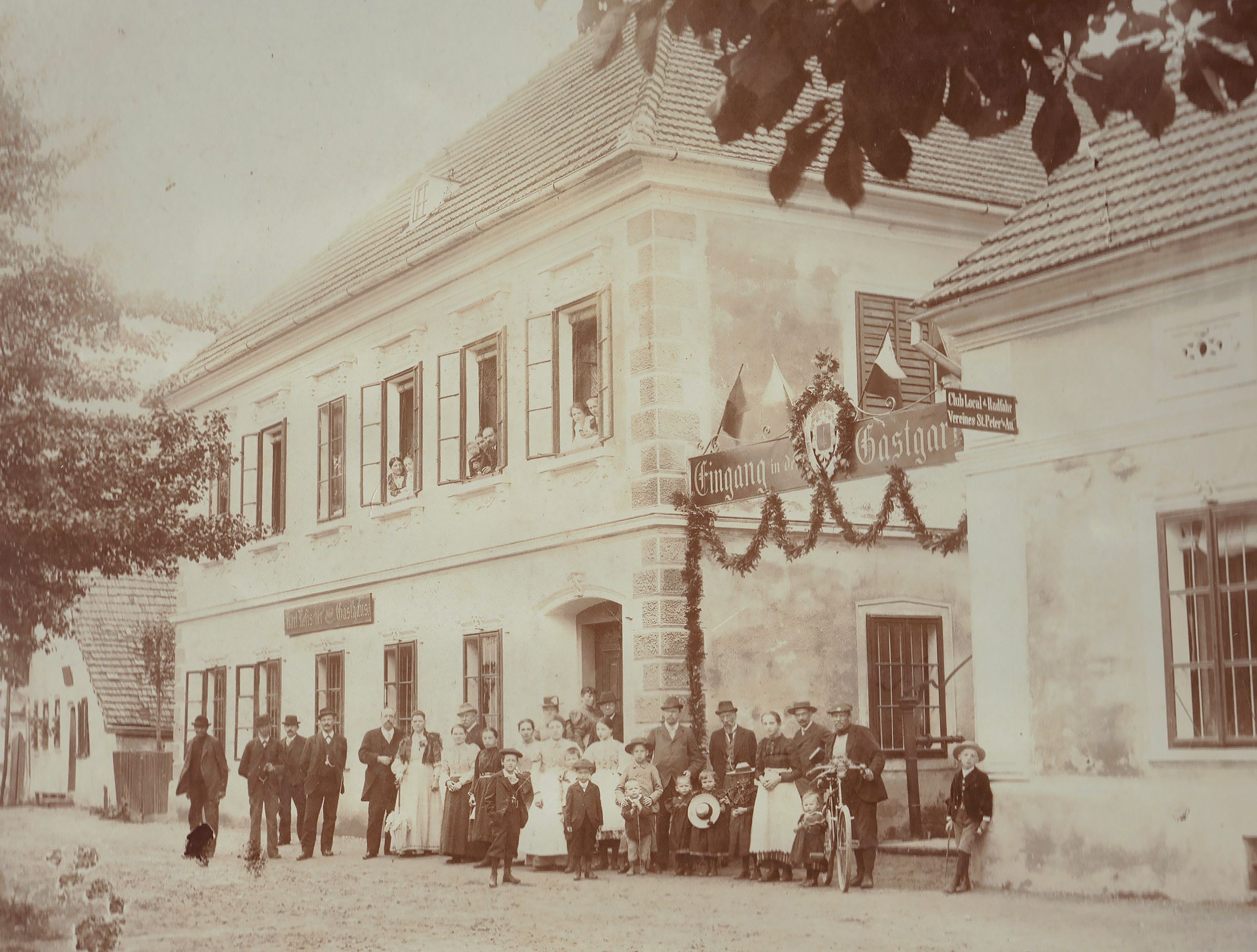 Gasthaus im Besitz der Familie Feringer 1840